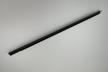 3204 торцевая мебельная ручка для фасадов 800 мм черный матовый