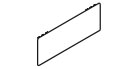 LEGRABOX заглушка, внутри, высота N, прямоугольная, симметрич., углубленная (blum), серый орион