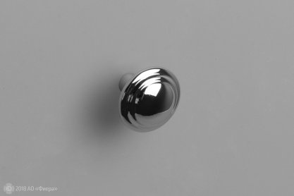 FB060 мебельная ручка-кнопка хром глянцевый