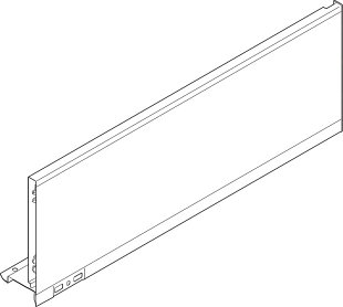 Царга LEGRABOX pure, высота C (177 мм), НД=450 мм, правая, терра-черный