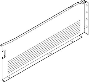 METABOX, Царга H, 150/350 мм, 25 кг, крем, лев.