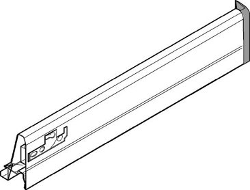 TANDEMBOX, царга N 68/450мм, белая, правая