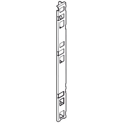 LEGRABOX держатель задней стенки из ДСП, высота F (257 мм), правый, белый шелк