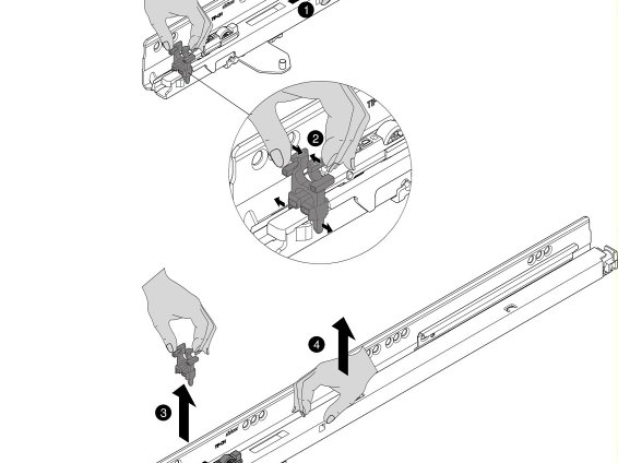 TANDEMBOX TIP-ON, направляющие 50кг, 550мм, комплект