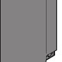 TANDEMBOX antaro, крепление передней панели для высоты D (224мм), черное, лев.