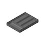AMBIA-LINE лоток для столовых приборов для LEGRABOX стандартный ящик, 4 лотка для столовых приборов, НД=450 мм, ширина=300 мм, серый орион