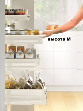 Внутренний ящик METABOX (высота М 86, глубина 450 мм) кремовый