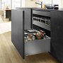 Ящик LEGRABOX pure TIP-ON BLUMOTION (высота F 241, глубина 270 мм, до 20 кг), терра-черный
